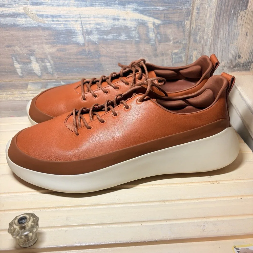 Mens Wolf and Shepherd Shoes Sz 12 Toro Wholecut Leather Honey Brown EUC